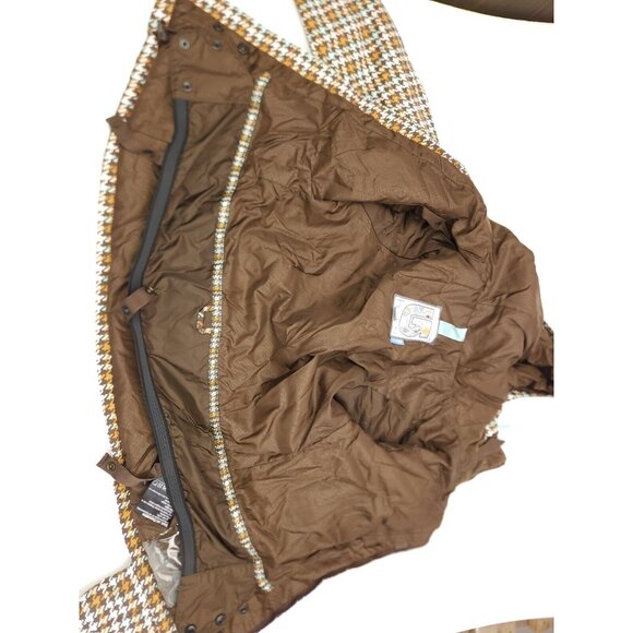 Burton Hounds tooth Hooded Ski Snowboard Jacket Womens Size Extra Small XS - Picture 9 of 9